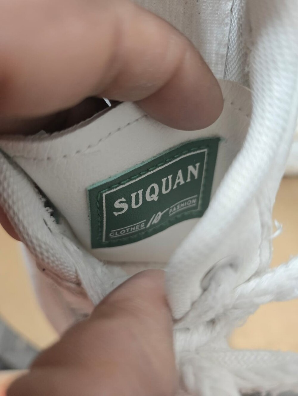 Suquan Women's White Breathable Chunky Platform Sneakers Low Top Size EU 39 US 8 - Picture 8 of 8